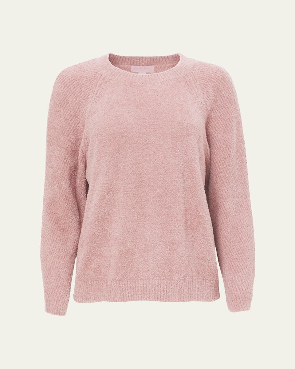 CozyChic Lite Ribbed Raglan-Sleeve Pullov